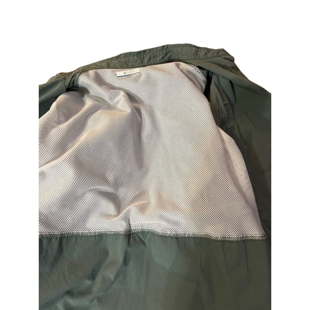 Columbia PFG Long Sleeve Fishing Shirt Men's XXL Green  Vented - Picture 5 of 16